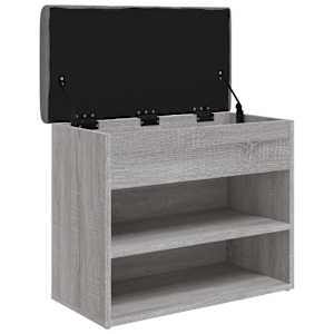 Lavice s botníkem šedá sonoma 62 x 32 x 50 cm kompozitní dřevo - obrázek 5