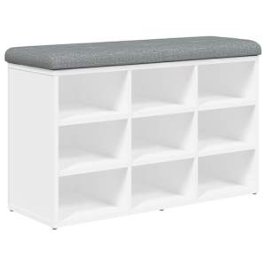 vidaXL kingapink, valge, 82 x 32 x 50 cm, t&ouml;&ouml;deldud puit