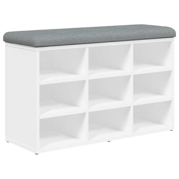 vidaXL kingapink, valge, 82 x 32 x 50 cm, t&ouml;&ouml;deldud puit