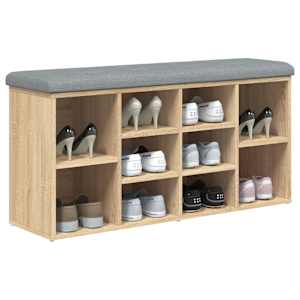 Lavice s botníkem dub sonoma 102 x 32 x 50 cm kompozitní dřevo - obrázek 4