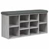 vidaXL jalatsipink, hall Sonoma tamm, 102 x 32 x 50 cm, tehispuit