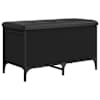 vidaXL hoiupink, must, 82 x 42 x 45 cm, tehispuit