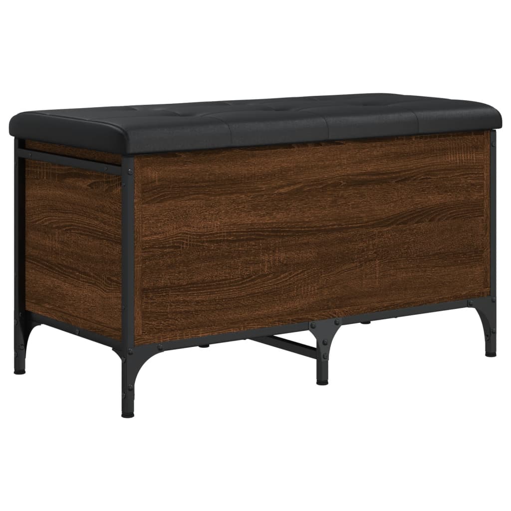 vidaXL Úložná lavice hnědý dub 82 x 42 x 45 cm kompozitní dřevo