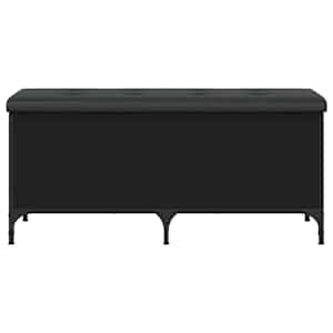 Úložná lavice černá 102 x 42 x 45 cm kompozitní dřevo - obrázek 4
