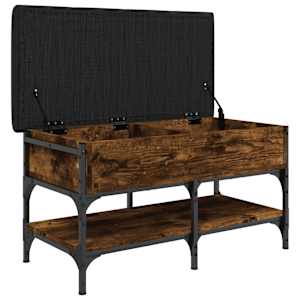 Lavice s botníkem kouřový dub 82 x 42 x 45 cm kompozitní dřevo - obrázek 6