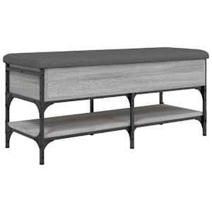 Lavice s botníkem šedá sonoma 102 x 42 x 45 cm kompozitní dřevo - obrázek 2