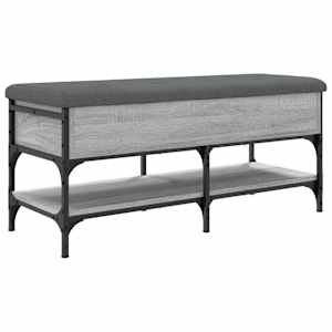 Lavice s botníkem šedá sonoma 102 x 42 x 45 cm kompozitní dřevo - obrázek 9