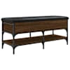 vidaXL jalatsipink, pruun tamm, 102 x 42 x 45 cm, tehispuit