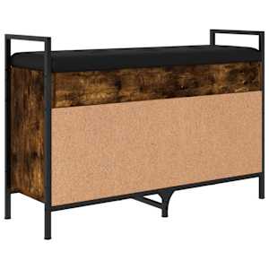 Lavice s botníkem kouřový dub 85,5x32x57,5 cm kompozitní dřevo - obrázek 8