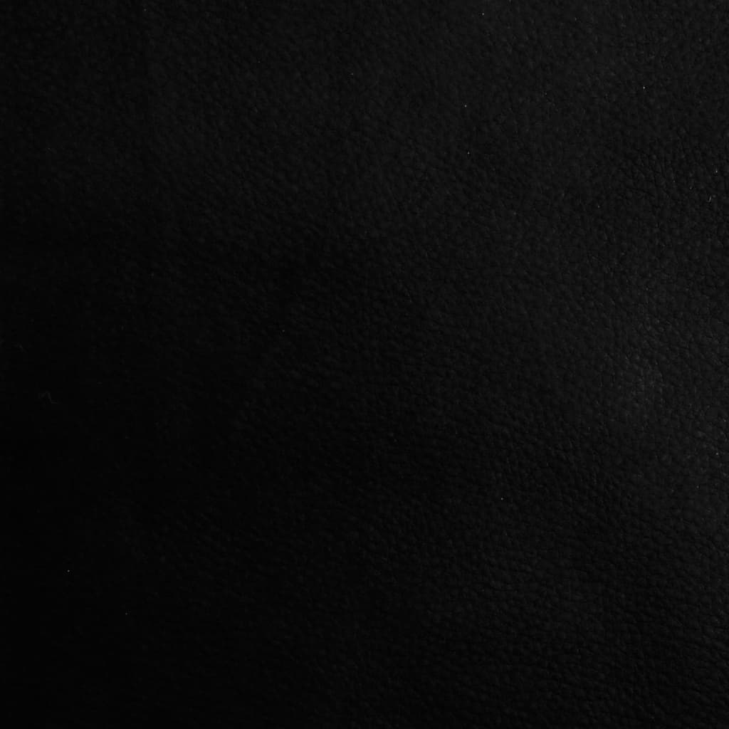  Jedálenská lavica čierna 248x32x45 cm oceľ a umelá koža