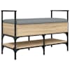 vidaXL jalatsipink, Sonoma tamm, 85,5 x 42 x 57,5 cm, tehispuit