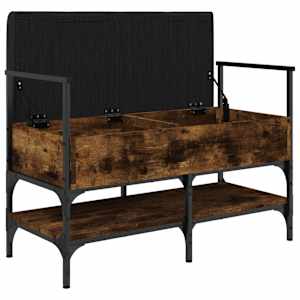 Lavice s botníkem kouřový dub 85,5x42x57,5 cm kompozitní dřevo - obrázek 5