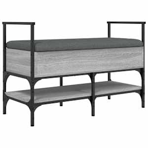 vidaXL jalatsipink, hall Sonoma tamm, 85,5 x 42 x 57,5 cm, tehispuit