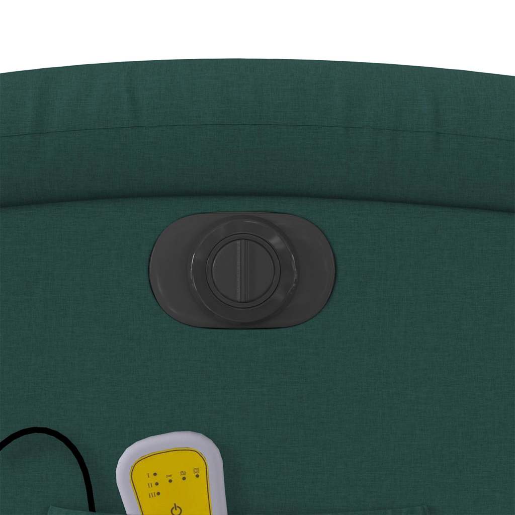 Električni masažni naslanjač s funkcijo vstajanja temno zelen - slika 13