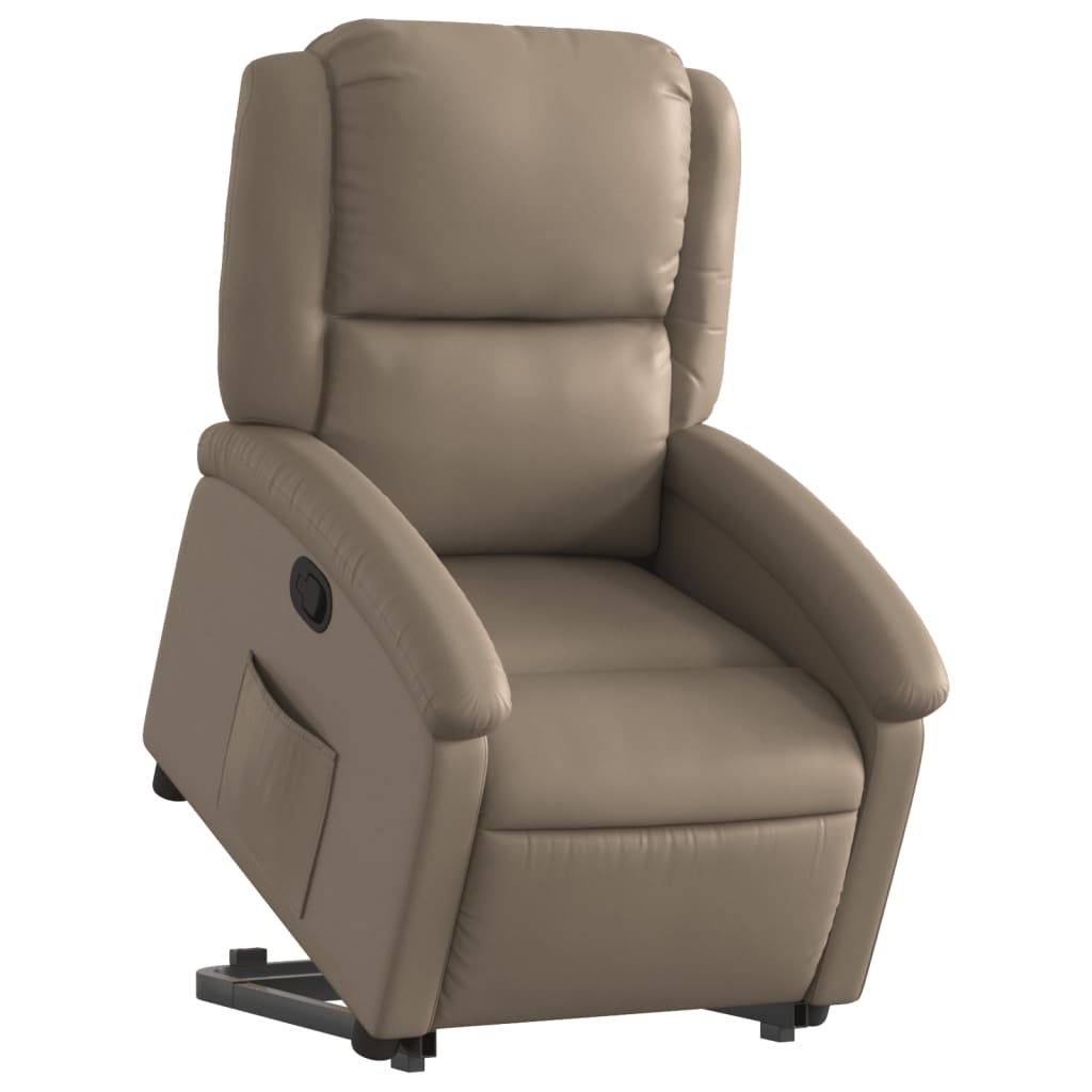 vidaXL Fauteuil inclinable Cappuccino Similicuir