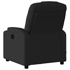 Elektrické masážní polohovací křeslo černé textil - obrázek 5