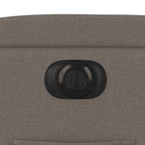 Elektrické zvedací polohovací křeslo taupe textil - obrázek 13