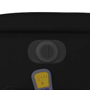 Elektrické zvedací masážní polohovací křeslo černé umělá kůže - obrázek 13