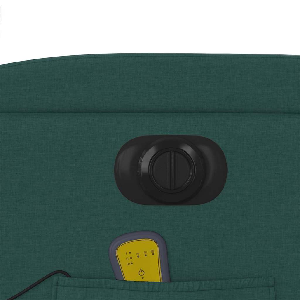 Električni masažni naslanjač s funkcijo vstajanja temno zelen - slika 13