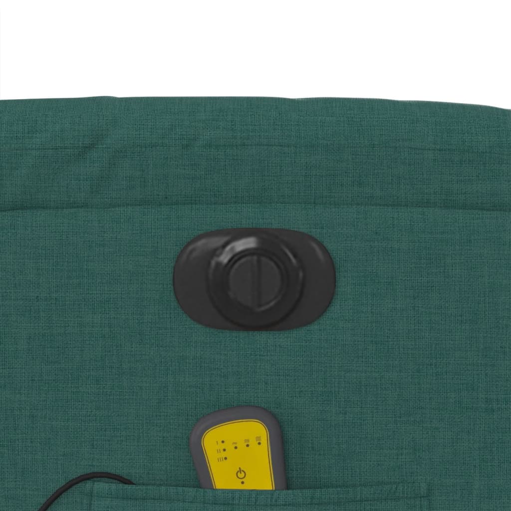 Električni masažni naslanjač s funkcijo vstajanja temno zelen - slika 13