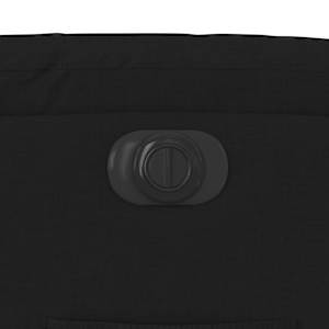 Elektrické polohovací křeslo černé textil - obrázek 12