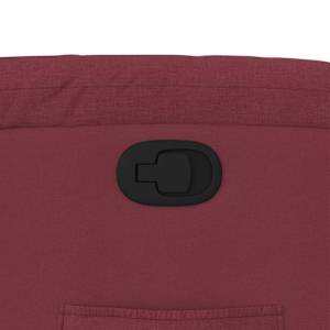 Zvedací polohovací křeslo vínové textil - obrázek 12