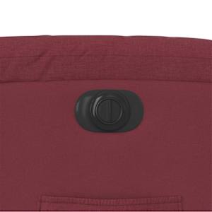Elektrické zvedací polohovací křeslo vínové textil - obrázek 13