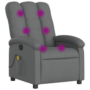 vidaXL massaažitool, tumehall, kangas