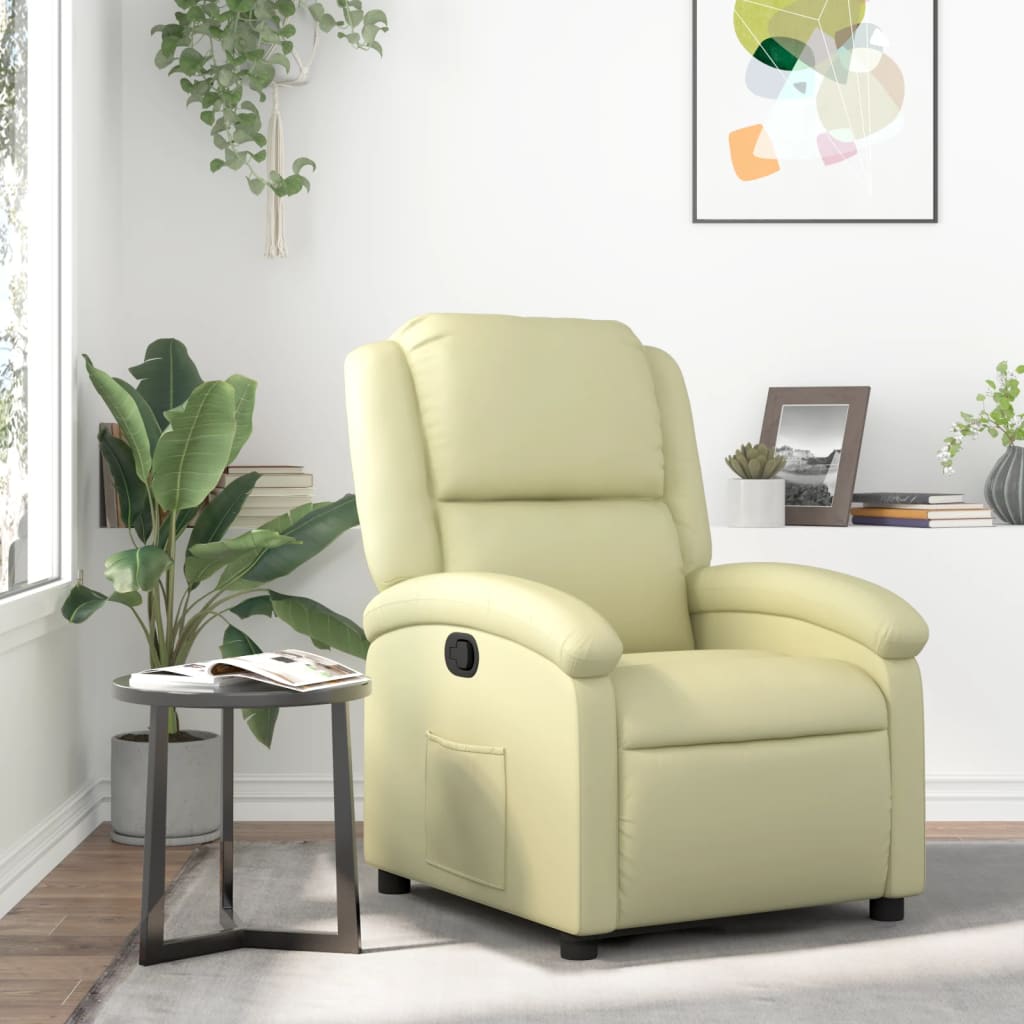Relaxsessel Echtleder Schwarz vidaXL