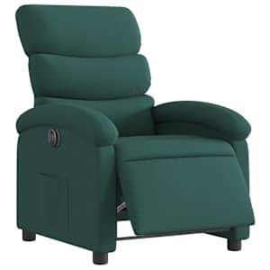 vidaXL Electric Recliner Chair Dark Green