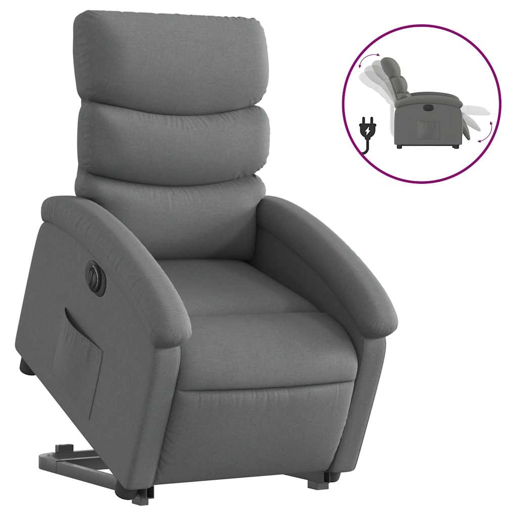 Electric Stand Up Recliner Chair Dark gray