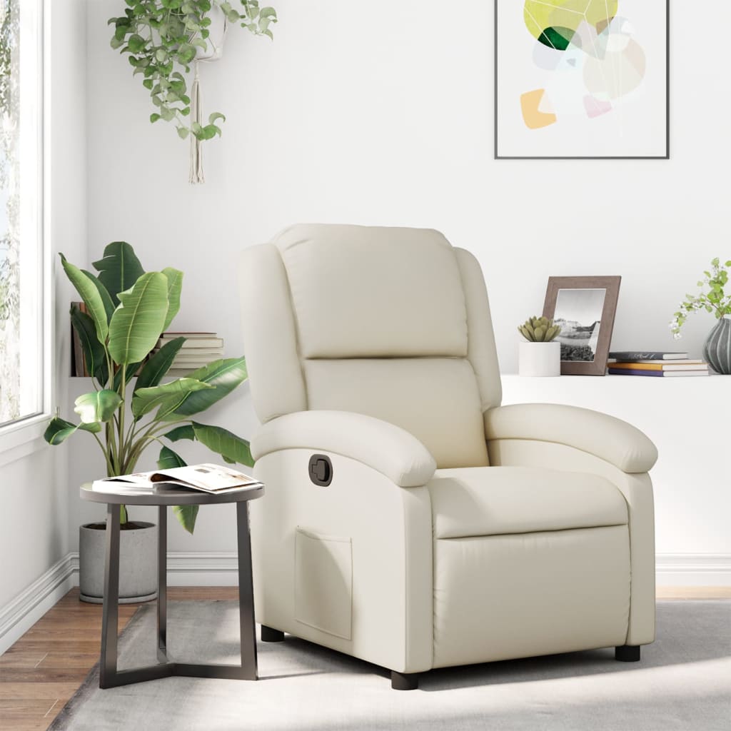 Relaxsessel, Kunstleder, Schwarz vidaXL