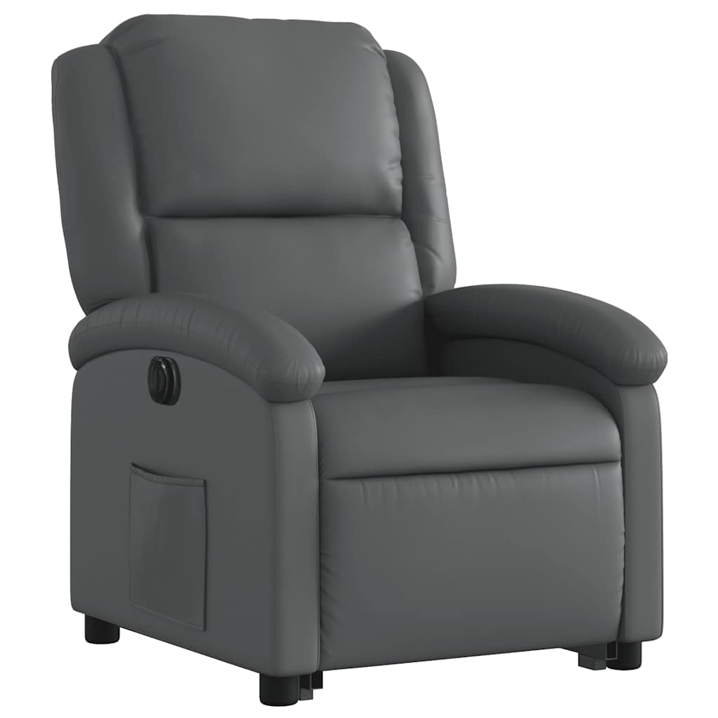 Stand up Recliner Chair Power Lift Reclining Armchair Faux Leather vidaXL - Picture 41 of 48