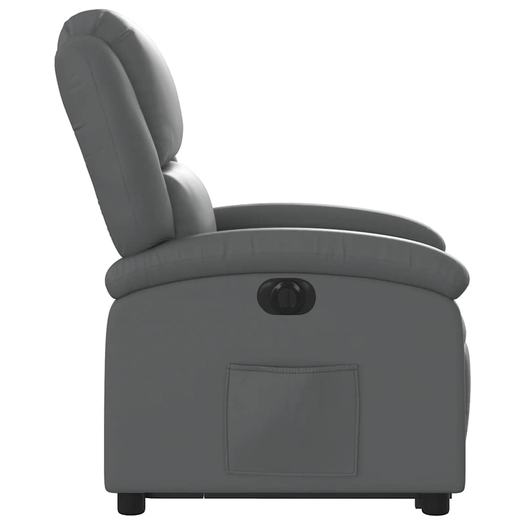 Stand up Recliner Chair Power Lift Reclining Armchair Faux Leather vidaXL - Picture 46 of 48