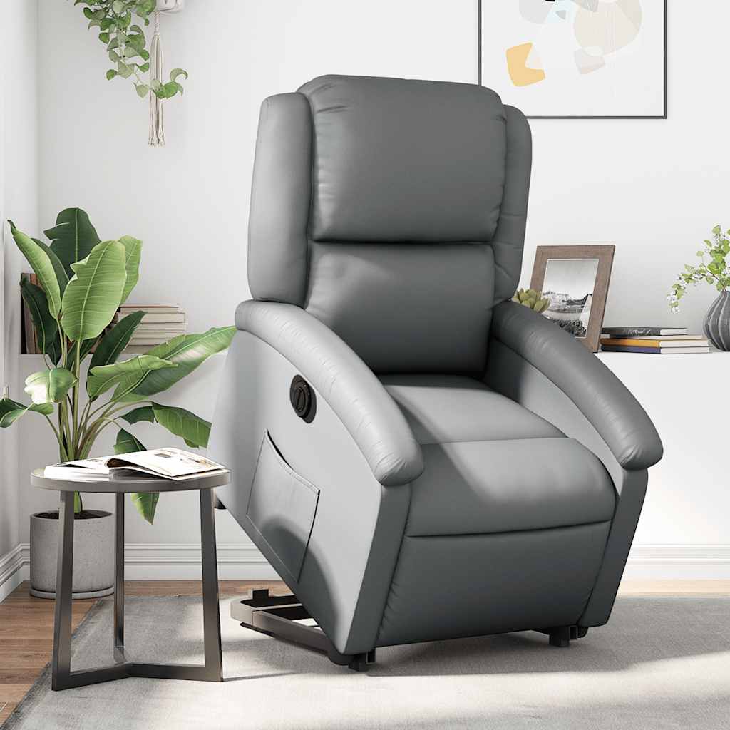 Electric Stand Up Recliner Chair Gray