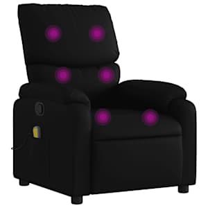 vidaXL massaažitool, must, kunstnahk