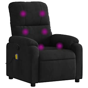 vidaXL massaažitool, must, mikrokiudkangas