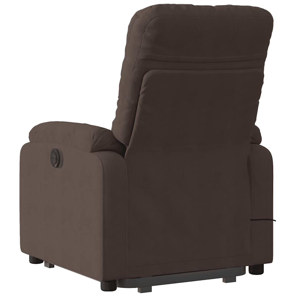 Stand Up Massage Recliner Chair Brown - Image 5