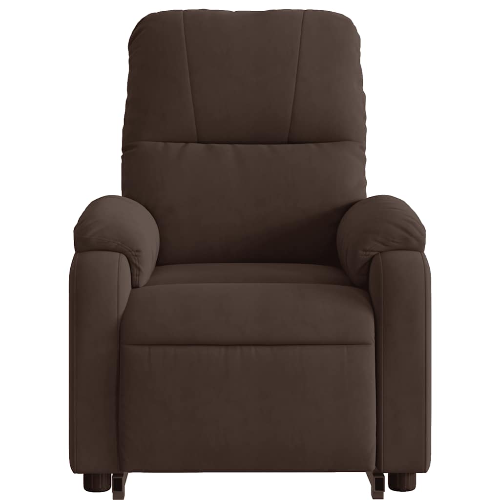 Stand Up Massage Recliner Chair Brown - Image 9