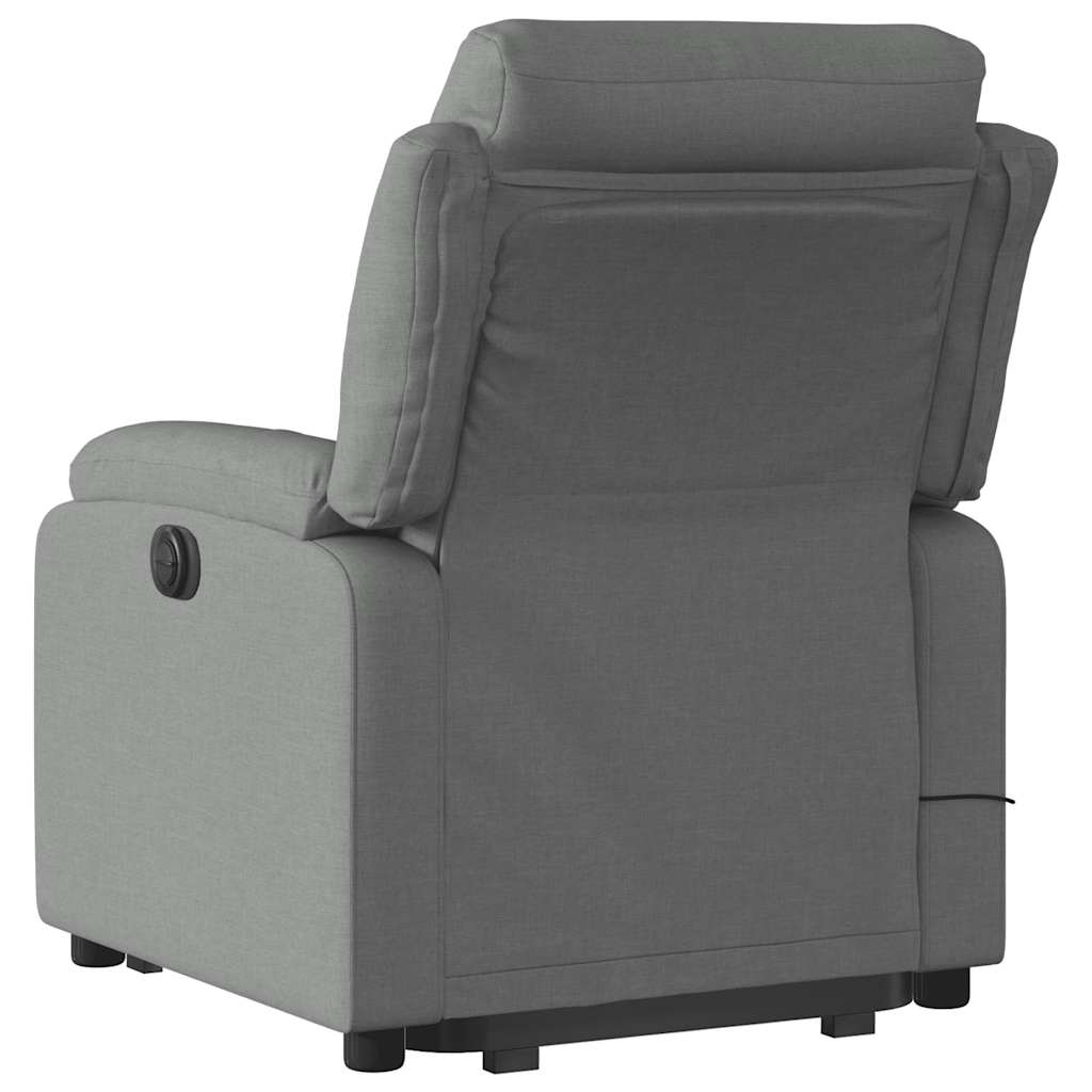 Stand up Massage Recliner Chair Power Lift Wingback Armchair Fabric vidaXL vidaX