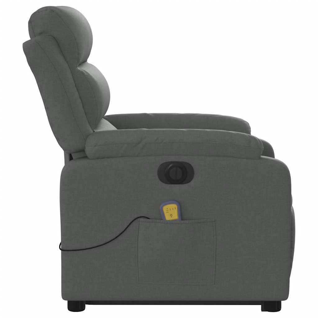 Stand up Massage Recliner Chair Power Lift Wingback Armchair Fabric vidaXL vidaX