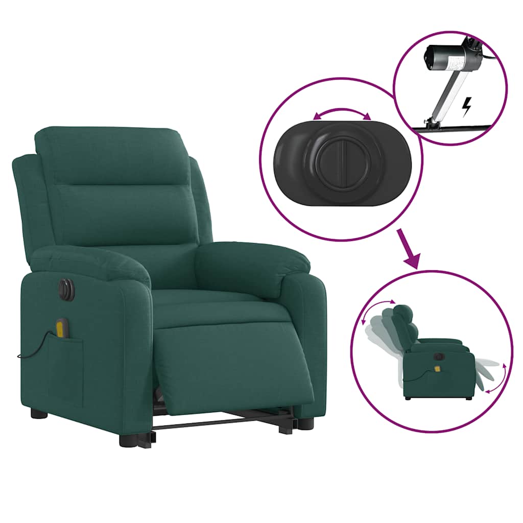 Electric Stand-Up Massage Recliner Chair - Comfy Ergonomic Design vidaXL - Picture 53 of 70