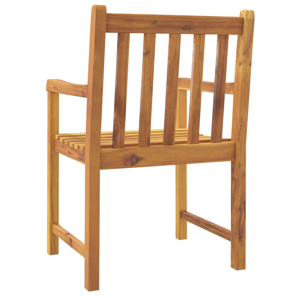  Záhradné stoličky 4 ks 56x55,5x90 cm akáciový masív