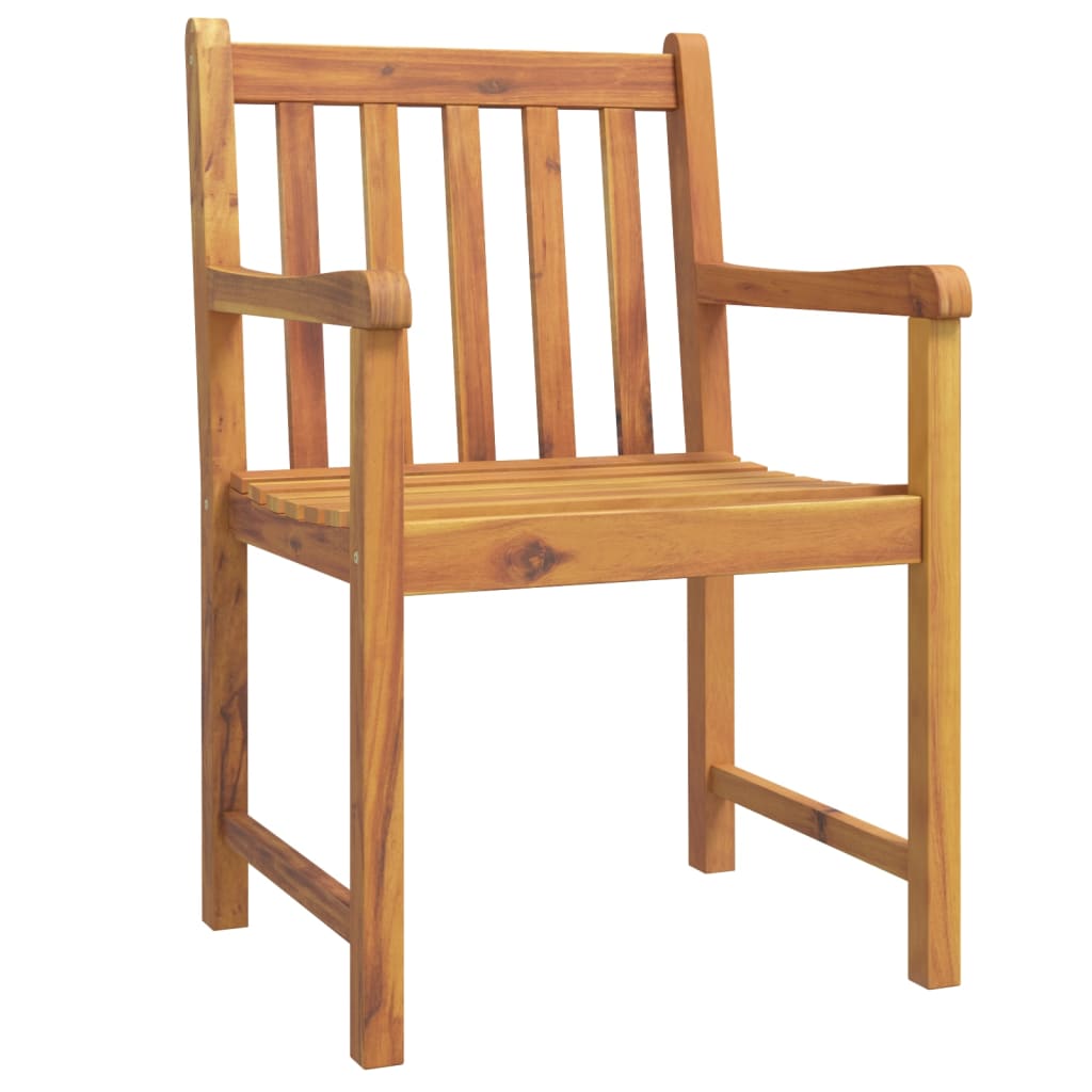  Záhradné stoličky 8 ks 56x55,5x90 cm akáciový masív