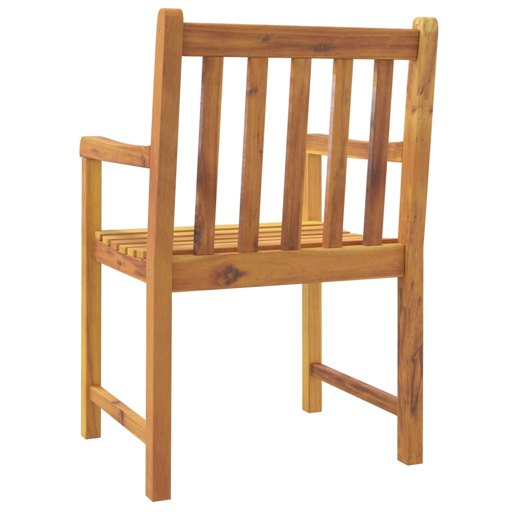  Záhradné stoličky 8 ks 56x55,5x90 cm akáciový masív