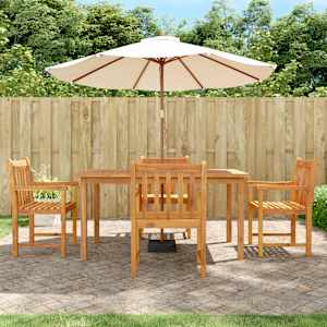 Vrtna jedilna garnitura 5-delna trden akacijev les