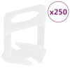 vidaXL plaatide tasanduss&uuml;steemi klambrid 250 tk, 1 mm