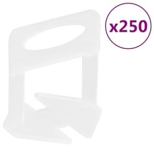 vidaXL plaatide tasanduss&uuml;steemi klambrid 250 tk, 1 mm