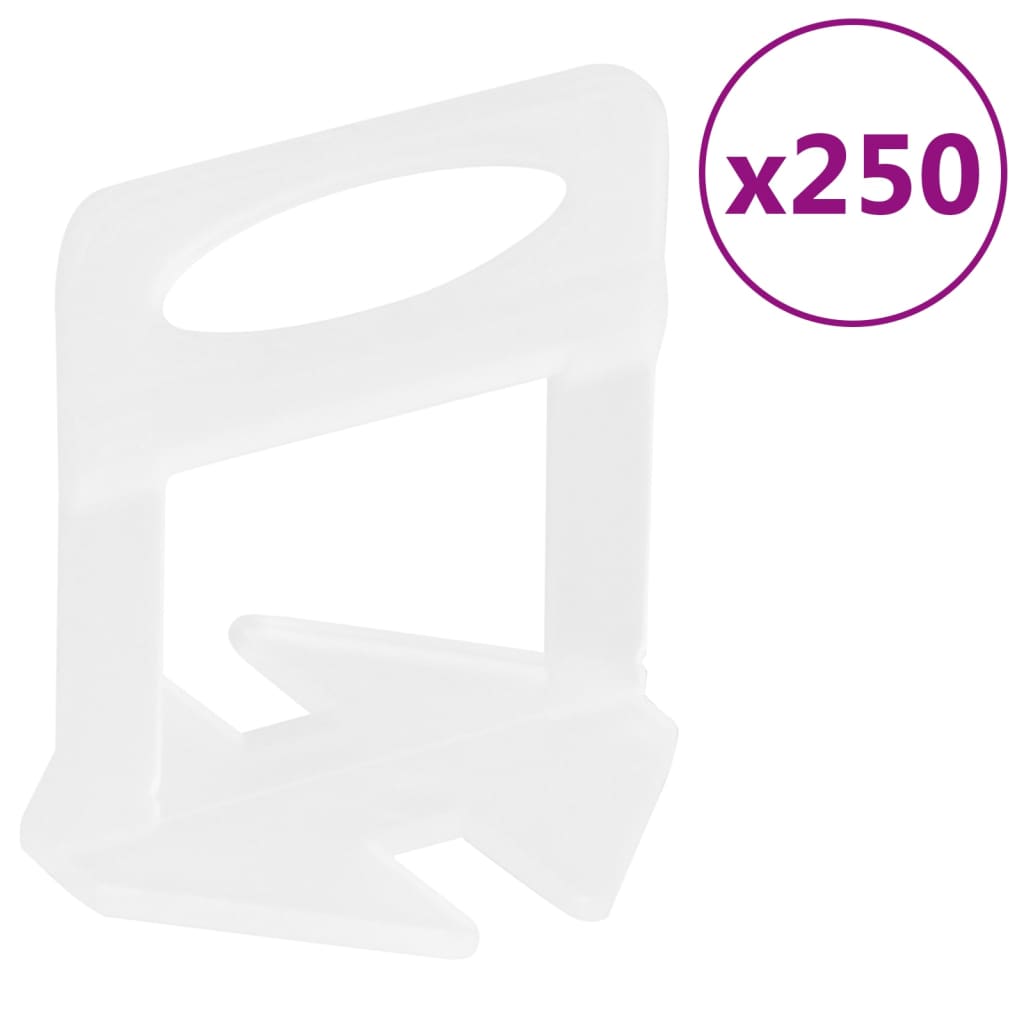 vidaXL Fliesen-Nivellierclips 250 Stk. 1,5 mm