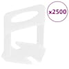 vidaXL plaatide tasanduss&uuml;steemi klambrid 2500 tk, 1,5 mm